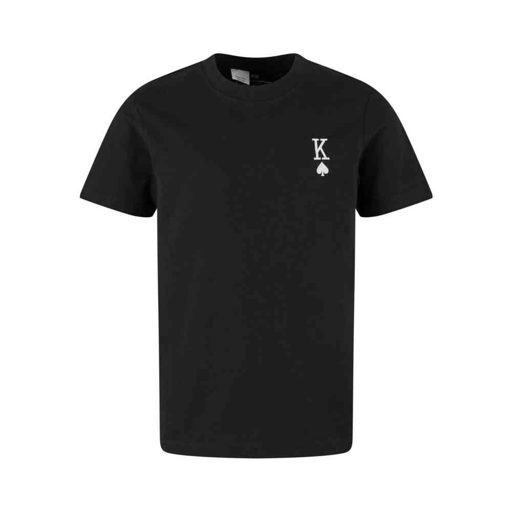 Mister Tee - King Card Game EMB Tshirt Enfant - Noir